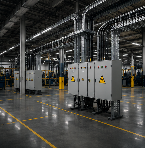 Endüstriyel elektrik tesisatı